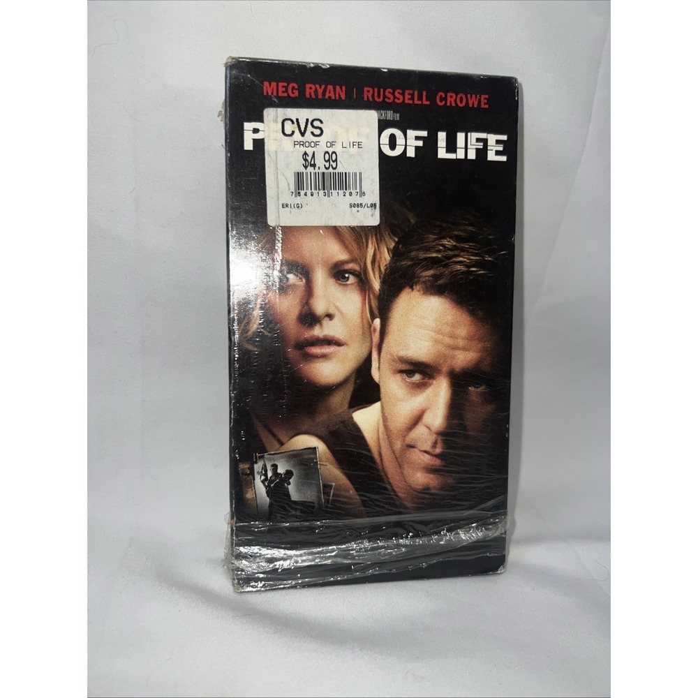 Proof of Life (VHS, 2001) Meg Ryan Russell Crowe Partially Sealed Movie